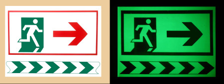 Evacuation signs