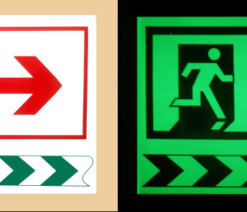 Evacuation signs